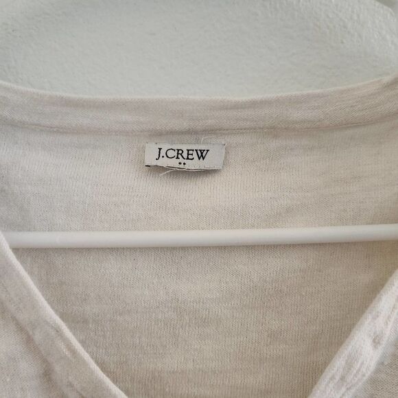 J. CREW V Neck Long Sleeve Tassel XS. - Picture 2 of 6